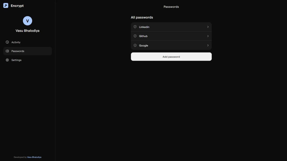 Encrypt Showcase